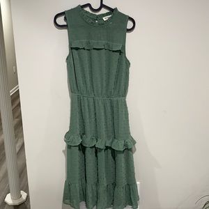 Mossy green dress
